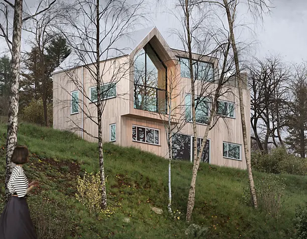 Домик в лесу/A house in woods (сделано по референсу)