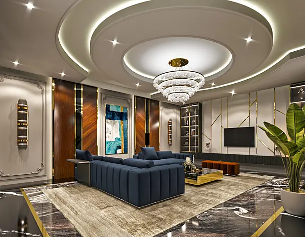 neoclassic, livingroom