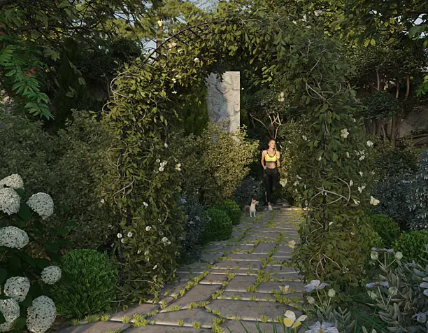 Walk in the garden