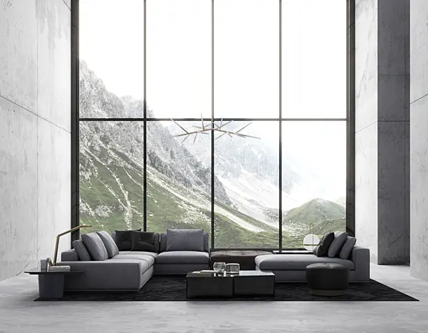 living room (сделано по референсу)