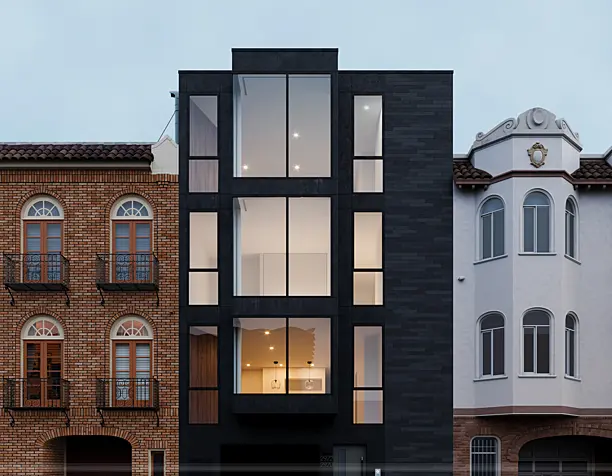 Franklin Street townhouse (сделано по референсу)