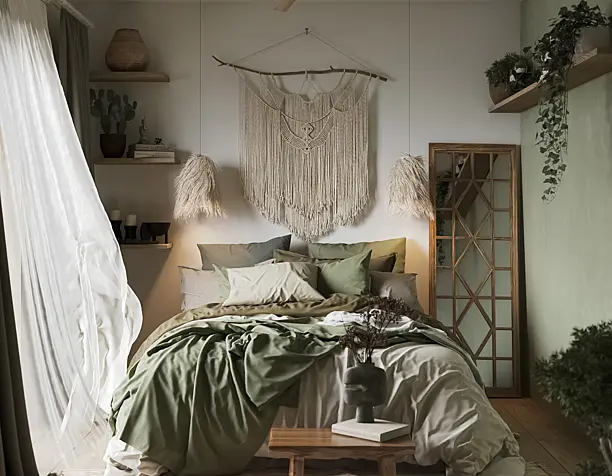boho style bedroom