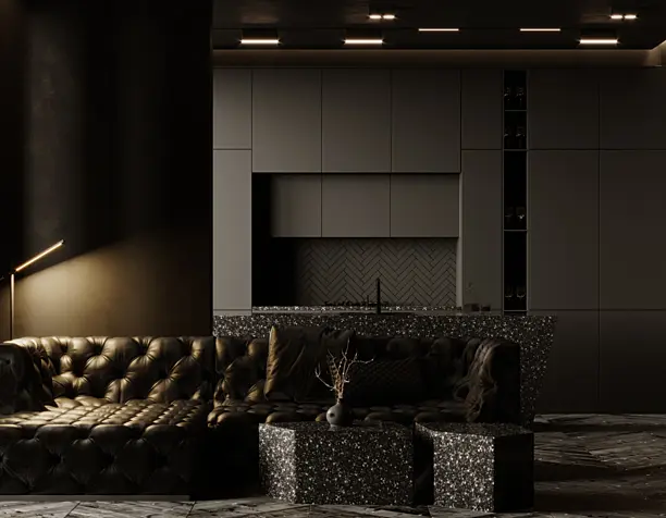BLACK APARTMENT PRIVATE | MINIMALISM