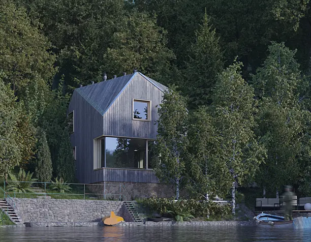 Cottage Inspired by a Ship Cabin