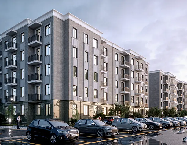 low-rise residential building