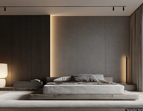 A little Japanese minimalism in the bedroom from