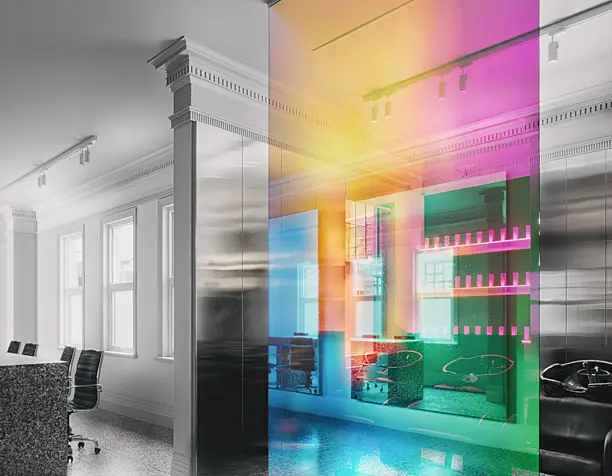 Dichroic glass in Corona Renderer