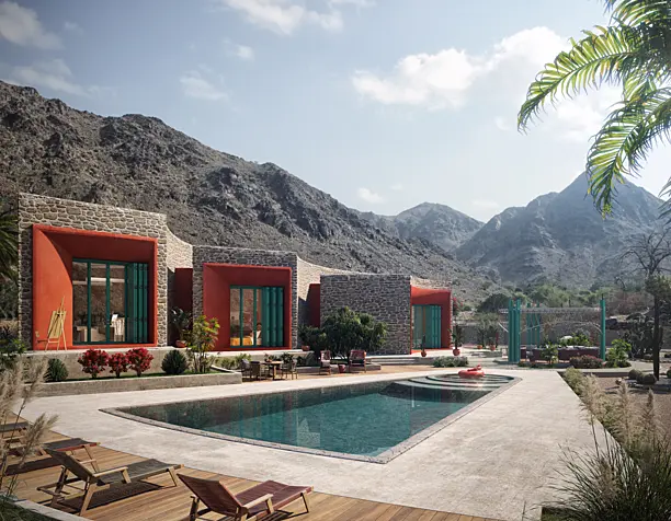 Concept design villa in Fujairah,UAE