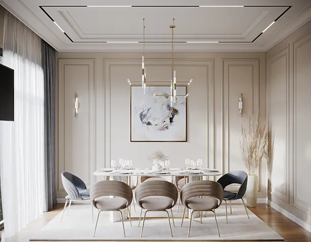 Neo classic dining room