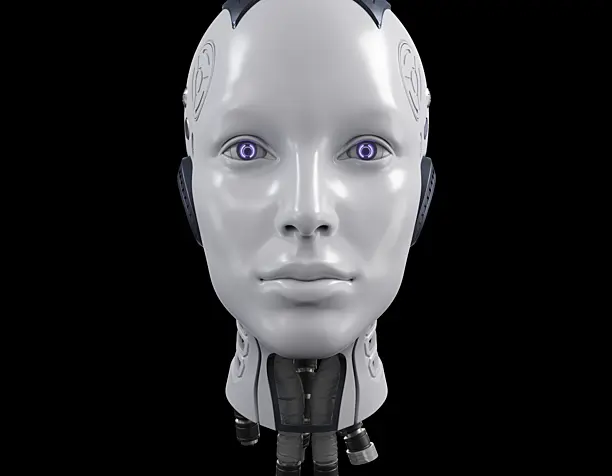 Female Robot Head