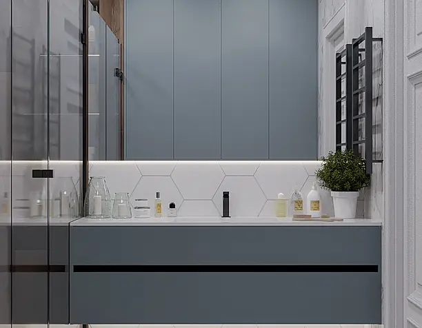 modern bathroom, современный санузел