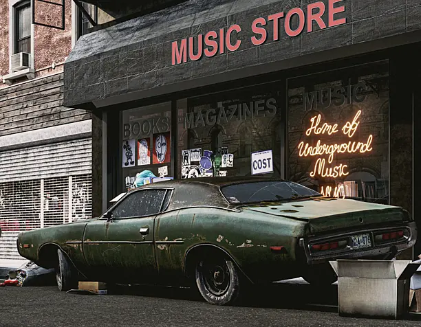 Old Big Dodge Charge 1972