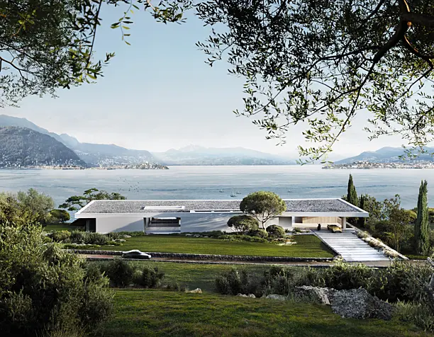 Villa on Iseo lake, Italy
