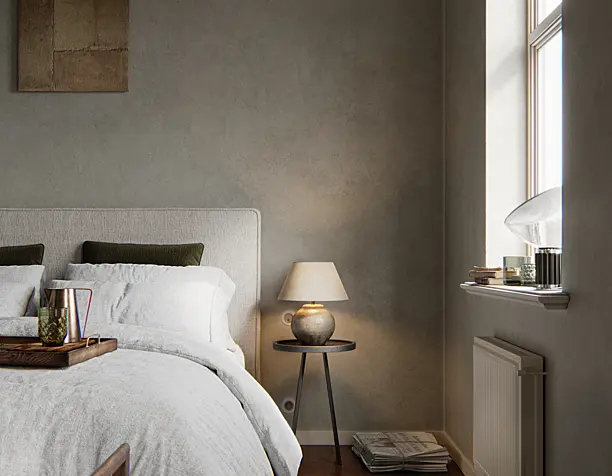 Ascetic bedroom