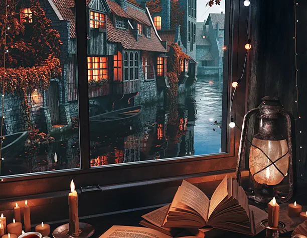 Evening in Bruges(сделано по референсу)