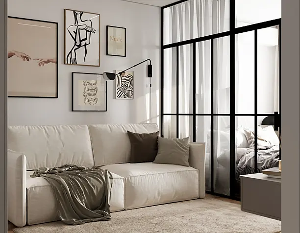 Living room for a young lady