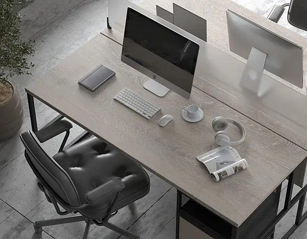 3d visualization of office space for a manufacturer of LED equipment