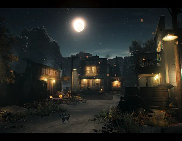 Wild West Helloween- 3D Scene