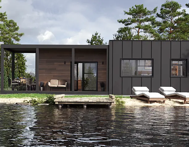 modular lake house