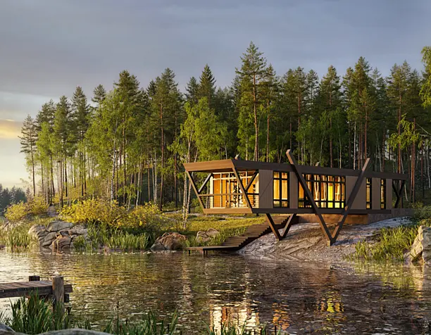 House by the lake