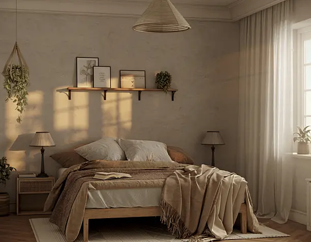 Artist's sunny room