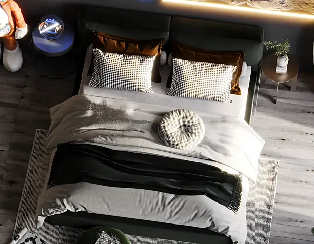 black interior