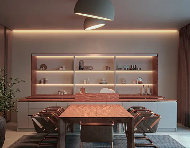 Autumn interior visualisation