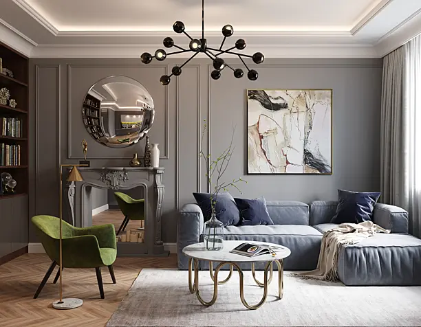 Living room (сделано по референсу)