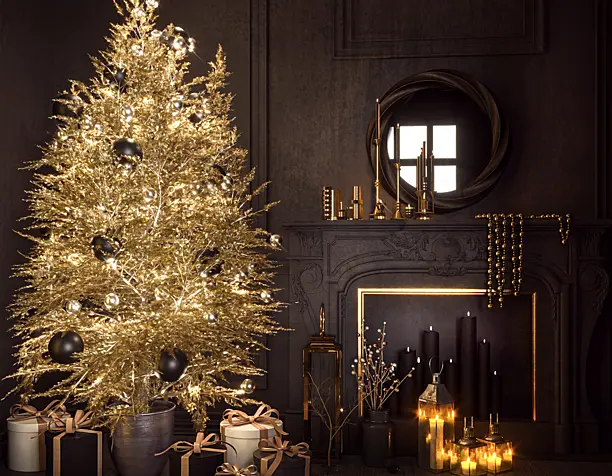 black & gold