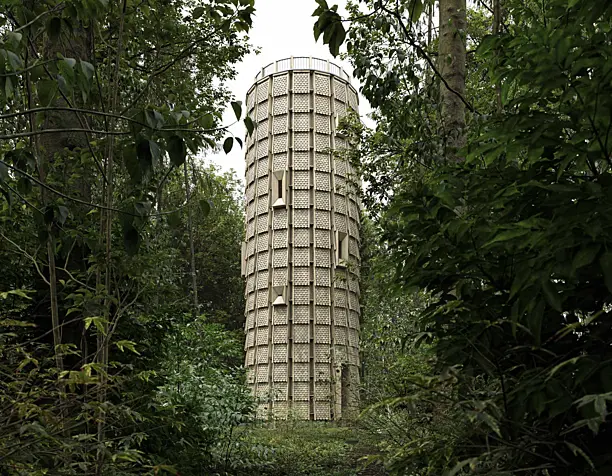 Observation tower.
