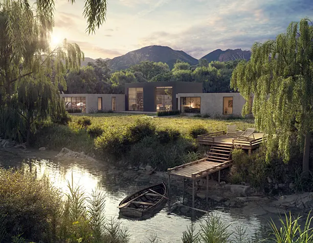 House by the river