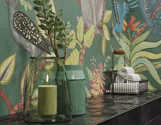 Chinoiserie bathroom
