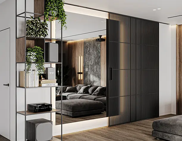 KITCHEN-LIVING ROOM (53.7 M²)