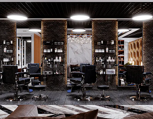 Beauty salon in Modern and Loft style