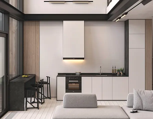 WHITE&MINIMAL INTERIOR OF BARNHOUSE