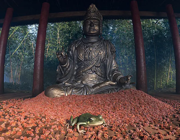 Buddhist Temple | Full CGI