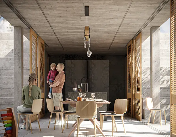 Zicatela House (сделано по референсу)