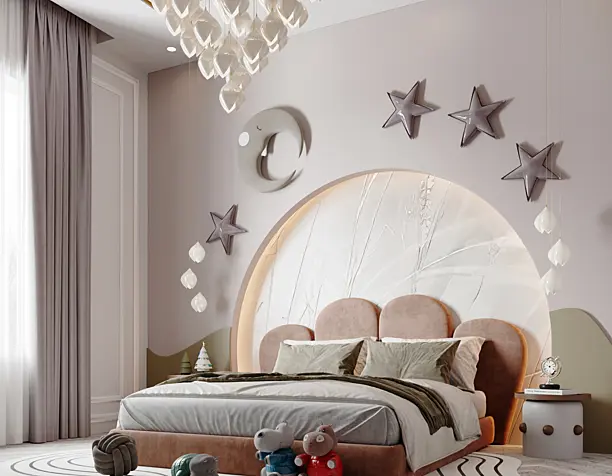 Interior bedroom Cipria Edra (сделано по референсу)
