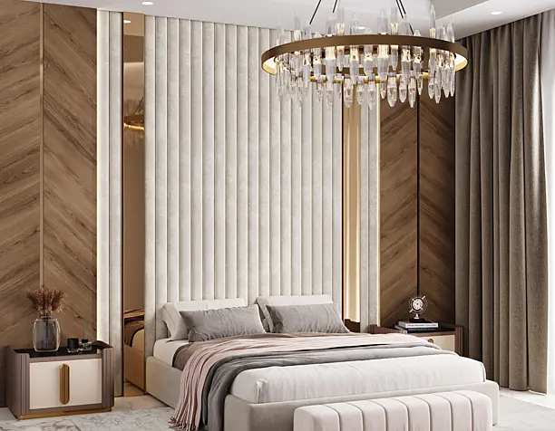 Interior bedroom Norma Vienna Cream (сделано по референсу)