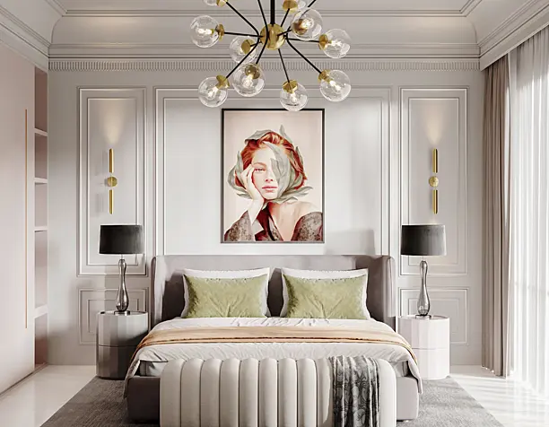 Interior bedroom NAOMI NOVA (сделано по референсу)