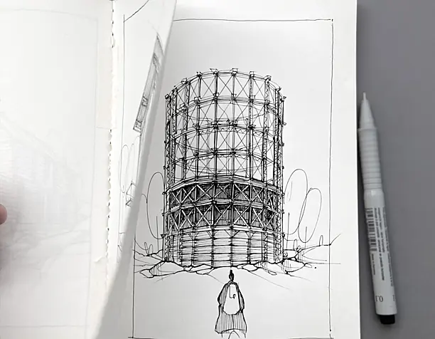 Архитектурная графика. Скетч