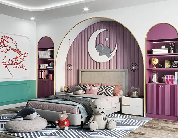 Interior kids room Teddy  (сделано по референсу)