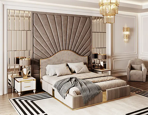 Interior bedroom  Luxury Lamoderno (сделано по референсу)
