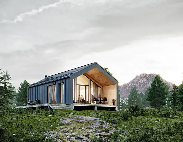 Morning in the mountains