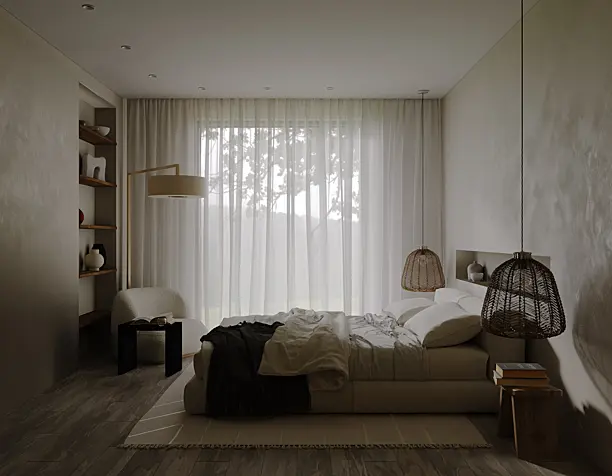 Bedroom Interior. Спальня