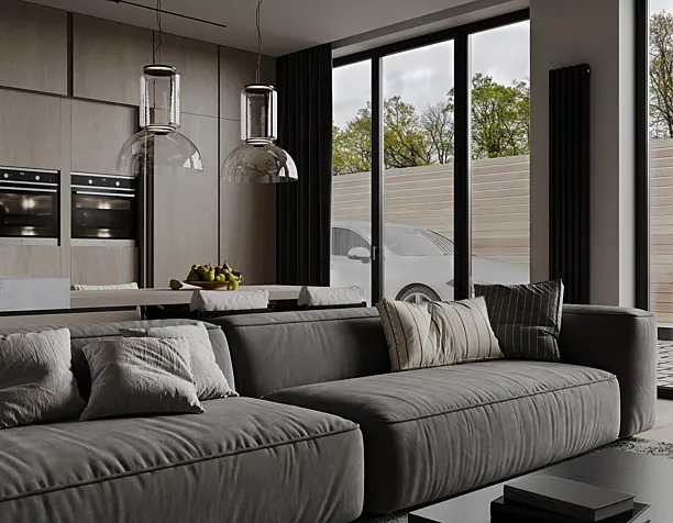 Living room of a country house