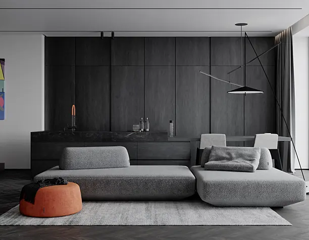 Dark interior