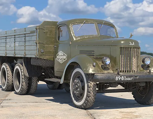 3д модель ЗИЛ-164_Борт.