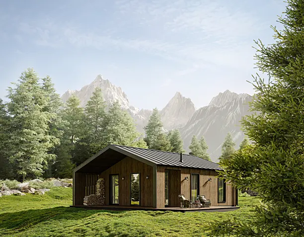 House in the mountains