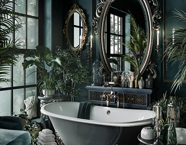 charming bathroom (сделано по референсу)